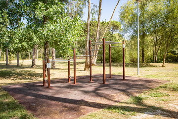 Parque dos Pinheiros Mansos, Cidade de Oliveira do Bairros, Aveiro, Portugal.