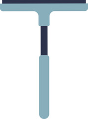A simple illustration of a window squeegee, symbolizing cleanliness and maintenance.