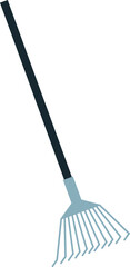 Simplified illustration of a twig broom, symbolizing cleanliness and manual work.