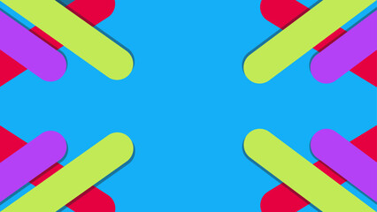 Blog background template banner colorful.