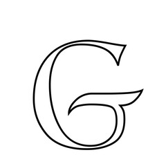 Tracing Line Alphabet