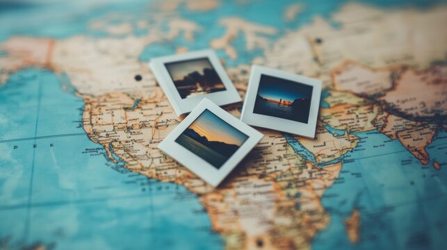 Travel Photos on World Map