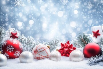 Christmas Ornament Scene