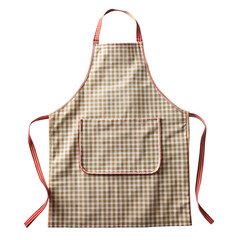 Classic Apron Isolated on White Background Ideal for Cooking and Kitchen Use