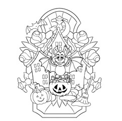 Halloween coloring book