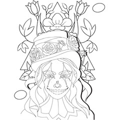 Halloween coloring book