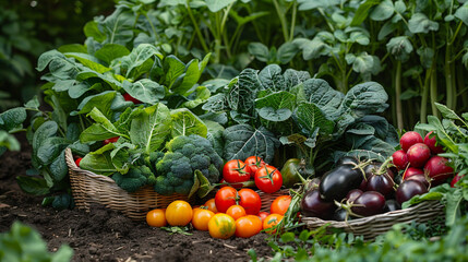 vegetables in the basket