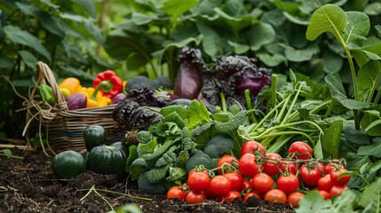 vegetables in a basket