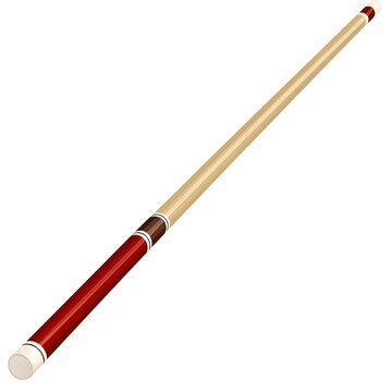 recommend clip art: Minimal and Flat Design Pool Cue Clipart Isolated on Clean White Background  Classic Sports Equipment for Billiards Snooker and Leisure Games