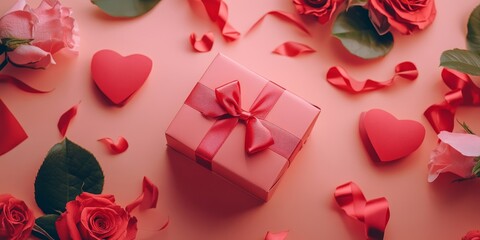 Valentine's Day festive background