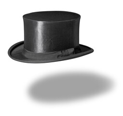 Black stovepipe hat