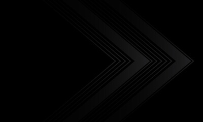 Abstract black arrow luxury direction geometric with blank space design modern creative blackground vector