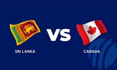 Sri Lanka VS Canada Cricket Match Template