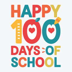 100 Days of School Typography 