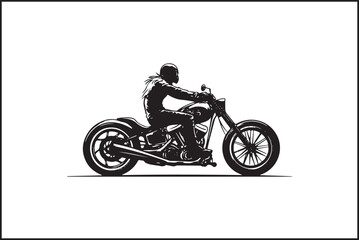 Motorcycle black bold silhouette, illustration, vector, in silhouette, transportation, outline, speed, land vehicle, black color, driving, monochrome, no people, riding, sport, bicycle, biker, 