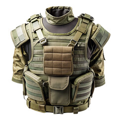 Armored Soldier Vest with Shoulder and Neck Protection for Military and Tactical Use