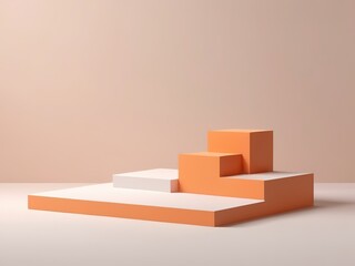 3d rendering of podium