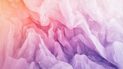 Soft, flowing abstract background in shades of pink and purple, evoking sense of calm and tranquility. 