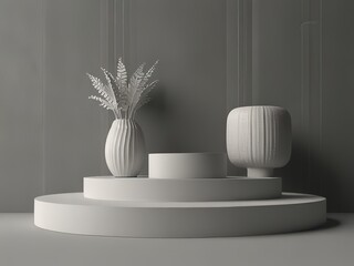 3d rendering of podium