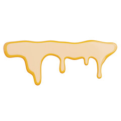 3d render of honey melt.