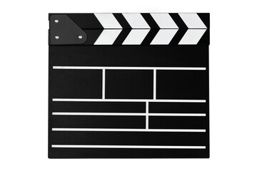 a movie camera isolated on a white background, an assistant director's tool, shooting, dubbing