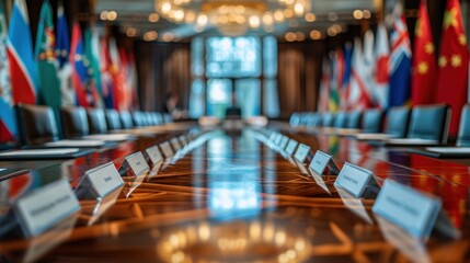 World Trade Organization delegates finalizing international trade agreements