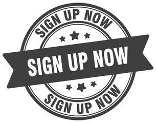 Fototapeta premium SIGN UP NOW