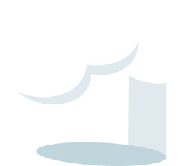 Minimalist chef hat icon, symbolizing culinary arts and cooking profession.