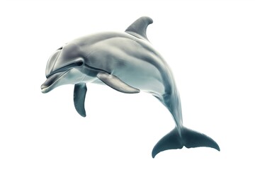 Dolphin isolated on white background