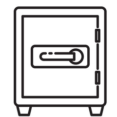 Fototapeta premium safety cabinet icon