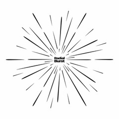 Obraz premium Abstract comic book flash explosion radial lines on transparent background, Star warp