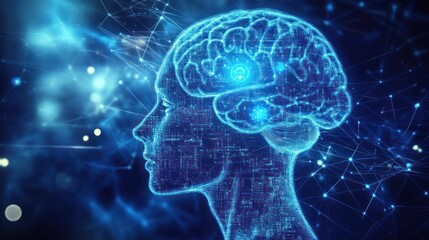 Digital Brain: A Visual Representation of Artificial Intelligence