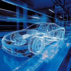 36. Automotive applications of composites matrix, enhancing vehicle design and performance.