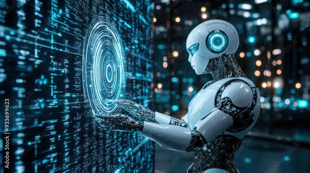 Poster explore the impact of ai, machine learning, and data science on technology, highlighting their roles