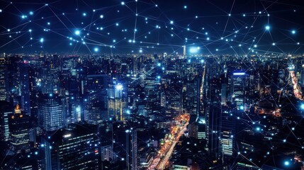 Explore the interconnected world of IoT devices and digital technology powered by internet networks.