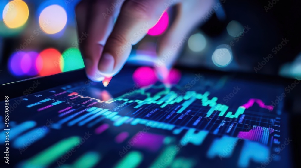 Poster exploring predictive analytics: how can businesses leverage predictive models to forecast future tre