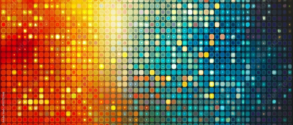 Poster abstract colorful mosaic grid pattern background
