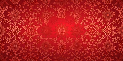Red background with a floral pattern design, red, background, floral, pattern, design, wallpaper, texture, abstract