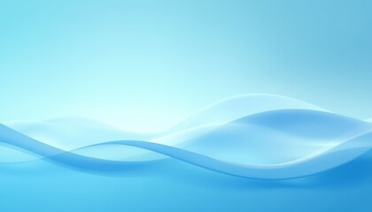Obraz premium Serene Undulating Curves in Calming Hues