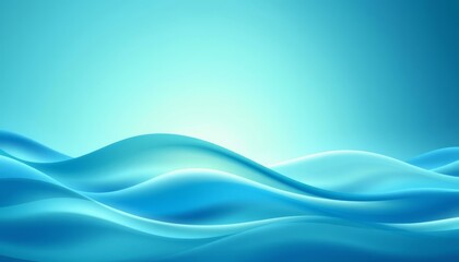 Serene Undulating Curves in Calming Hues