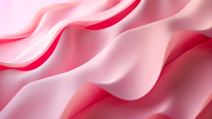 Obraz premium Bright pink intricate wavy texture background.