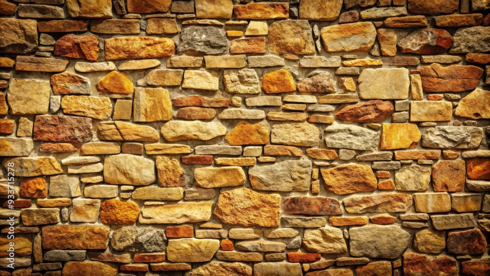 Poster stone wall background with a rustic and textured abstract pattern , stone, wall, background, texture