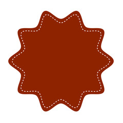 Price tag. Starburst red yellow. Sticker Product Sale Promotion.