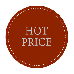Price tag. Starburst red yellow. Sticker Product Sale Promotion.