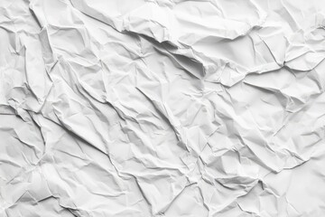 Obraz premium Abstract Texture of Crumpled White Paper