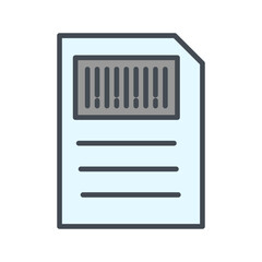 Barcode Inventory Vector Icon
