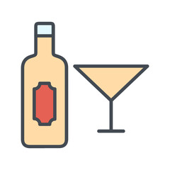 Wine Vine Vector Icon