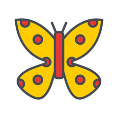 Fototapeta premium Butterfly Vector Icon