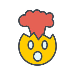 Exploding Head Vector Icon