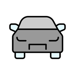 Oncoming Car Vector Icon